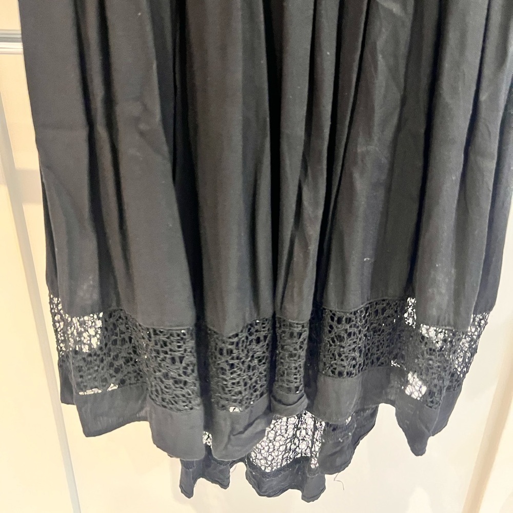 Blessed are the meek Elegant Black Lace Women's Top - Picture 3 of 5